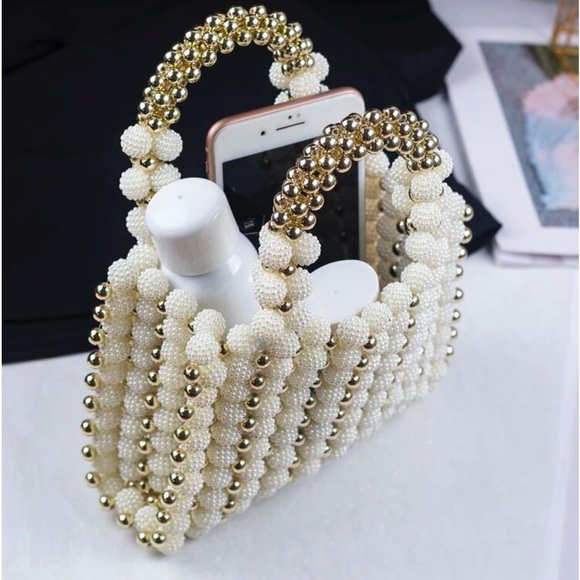 ✨Mini Beaded Satchel Bag✨ - Picture 5 of 10